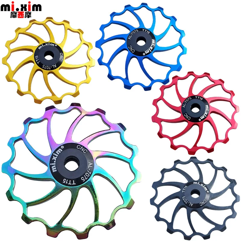 Mi. Xim 14/15/16T Mtb Bici Deragliatore Posteriore Ruota Jockey Puleggia Cuscinetto In Ceramica Al7075 Rullo Guida Bici 4/5/6Mm Per 7-12 Velocità
