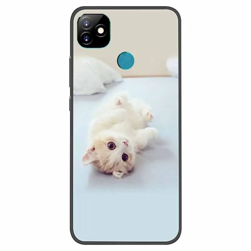 For ITEL Vision 1 Case Shockproof Soft silicone TPU Back Cover For ITEL Vision 1 Phone Cases for ITEL Vision1 Cute Cartoon Coque cell phone belt pouch