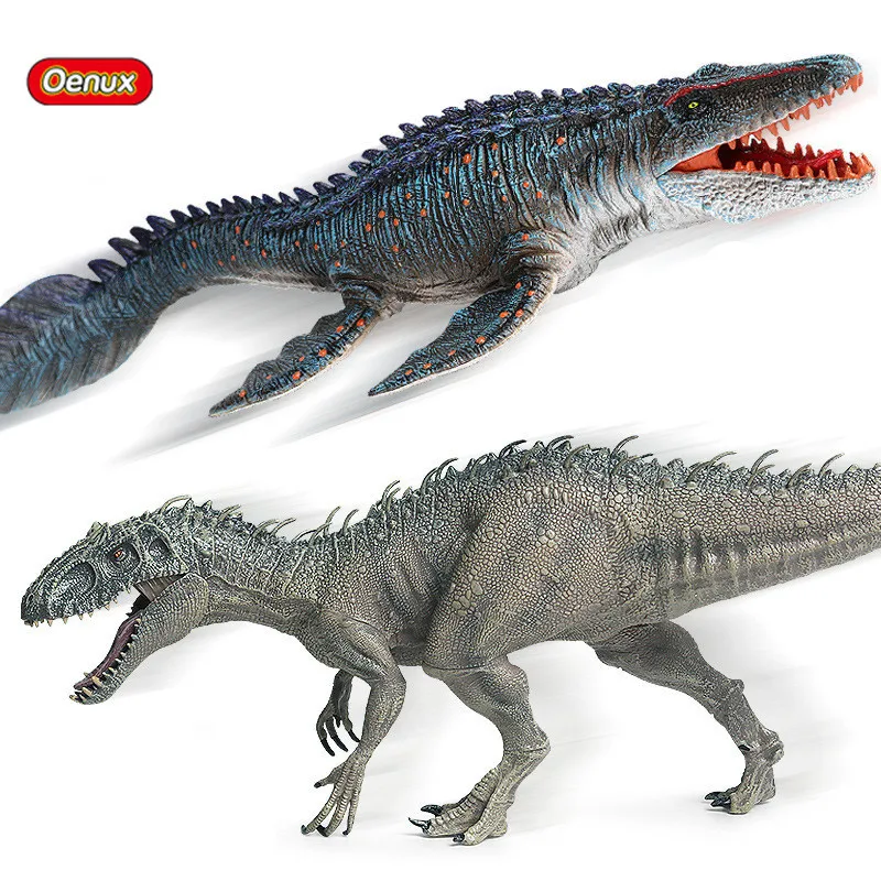 Оригинальная экшн-фигурка Oenux Savage Jurassic индоминус Рекс мосазавр тираннозавр