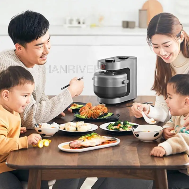 220V Multifunctional steam rice cooker smart household 2L micro pressure cooker uncoated non-stick liner smini