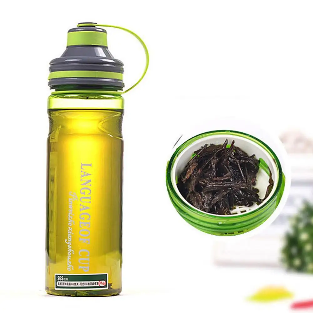

600ML 800ML 1L Sports Water Bottles Leak-proof Seal Nozzle Water Bottle With Cover, Lip Filter BPA Free Tea Cup Mug Space Shaker