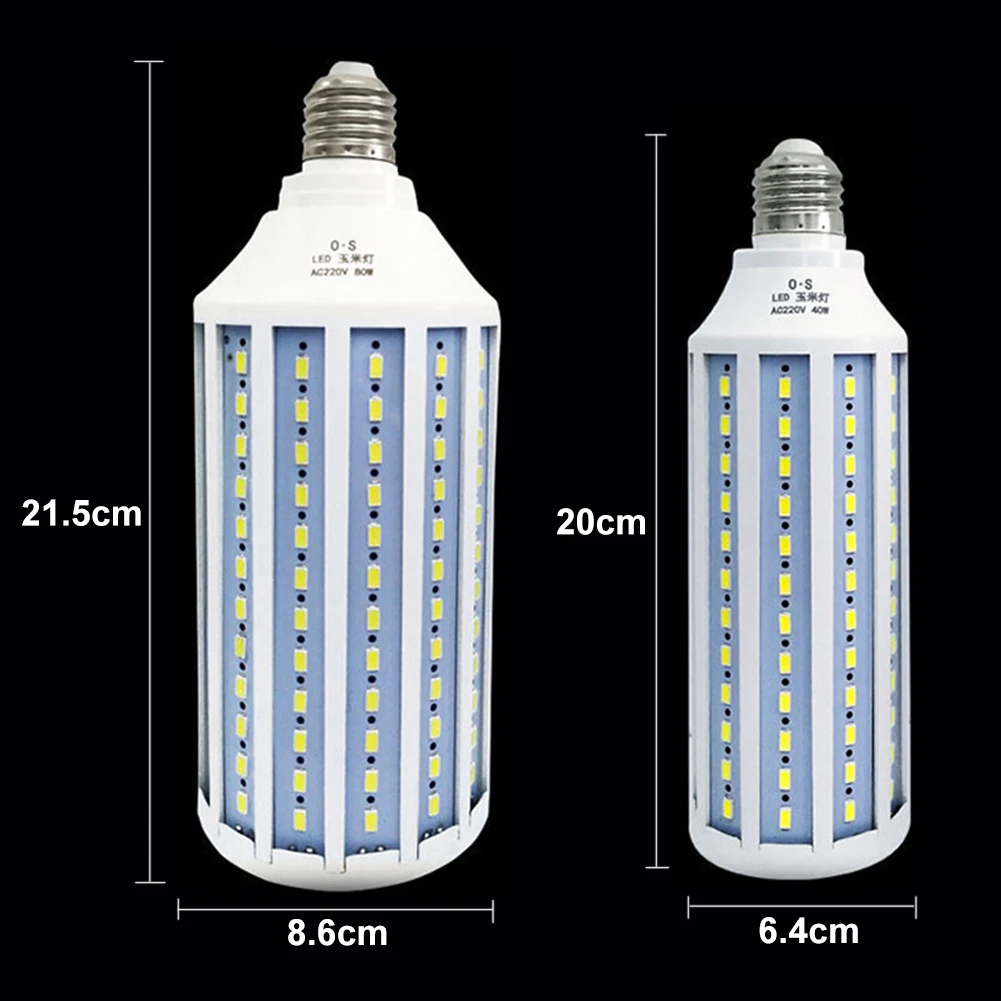 Led Lamp High Power Durable Energy Saving Daylight Factory Super Bright 5730SMD Workshop Warm White Corn Bulb Home Shockproof