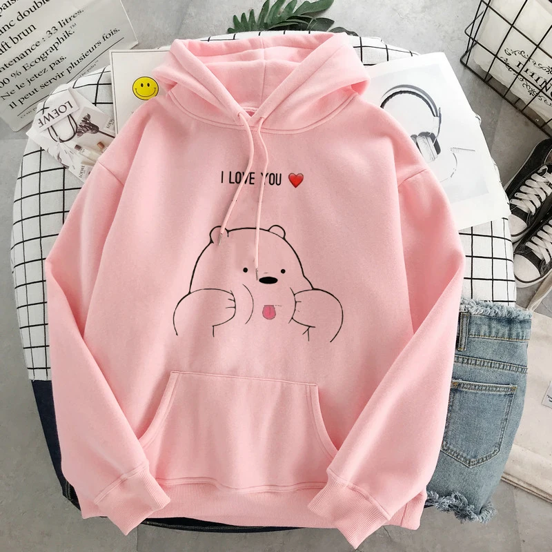 Comprar Harajuku Estética Hoodies Mulheres Kawaii Anime Roupas Urso Bonito  Ouvidos De Manga Longa Camisola De Menina Adolescente Coreano Moda  Camisolas \ Roupas femininas 