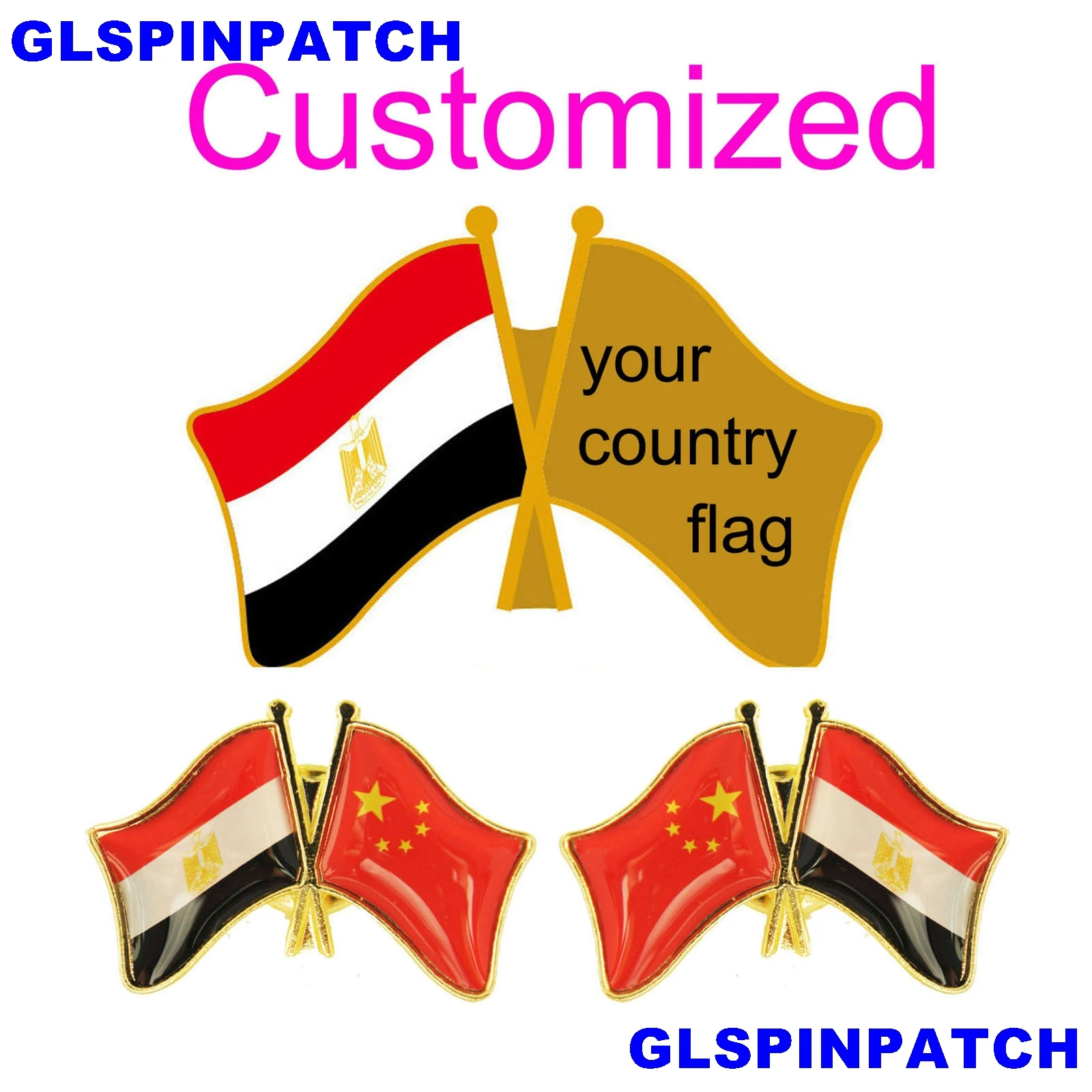 2 Broches De Solapa Bandera De Palestina - Metal, Para Traje, Bufanda O Bolso