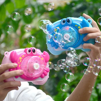 

Children's Electric Dolphin Crab Bubble Machine Toy Light Music Square Toy Electric Bubble Machine Music Bubble Blower Machine