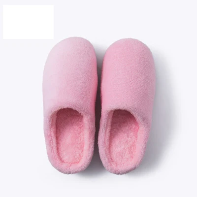 38-39 pink Новинка; Xiaomi Mijia Youpin; зимние домашние теплые тапочки для пар; мягкая подошва; нескользящая ткань; бархатные хлопковые тапочки - Цвет: 38-39 pink
