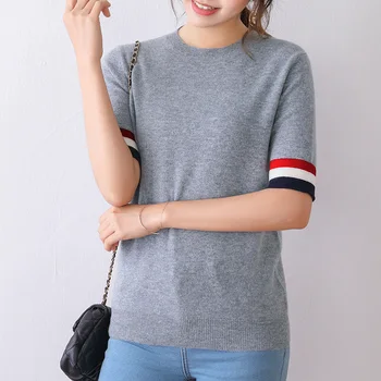

adohon 2020 woman winter 100% Cashmere sweaters and autumn knitted Pullovers High Quality Warm Female thickening O-neck