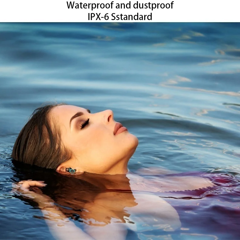 VTIN X8 Wireless Bluetooth 5.0 Smart Touch Earphones IPX6 Waterproof Earbud for All Smart Phone Sports Multifunction Chargin