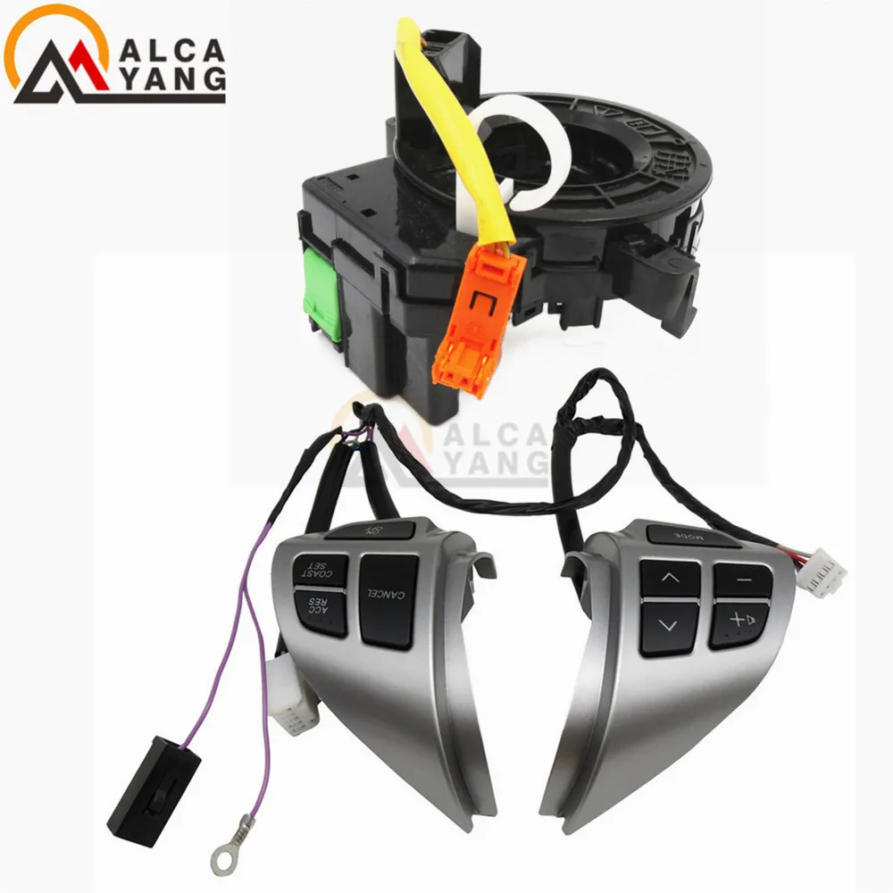 Comprar Interruptor de Control de crucero botones de volante con cable para Mitsubishi ASX Outlander XL 2007 2012 audio volumen teléfono crucero