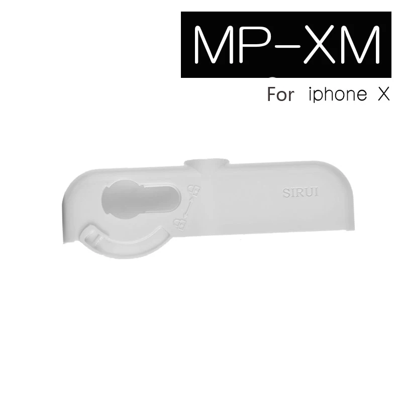 SiRui мобильный телефон объектив крепление заполняющий светильник крепление для iphone 6 6s 7 8 7p 8p широкий угол рыбий глаз портрет пряжка - Цвет: For iphone X white