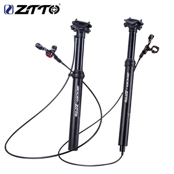 

ZTTO MTB Seatpost 30.9 31.6mm Adjustable Seat Post Dropper Internal Routing External Cable CNC Remote Lever 100mm Seat Post