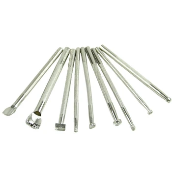 

2/5/10 Prong Leather Craft Tools Hole Punches Leather needle Punch Tool DIY Set