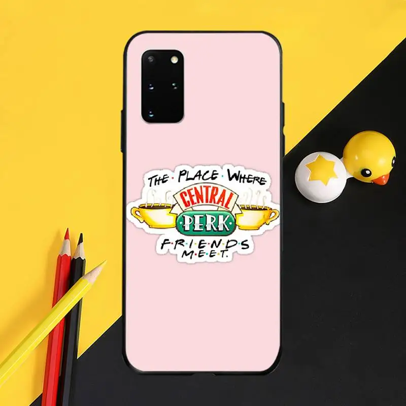 Чехол для телефона PENGHUWAN Perk Coffee friends чехол Samsung S20 plus Ultra S6 S7 edge S8 S9 S10 5G|Бамперы| |
