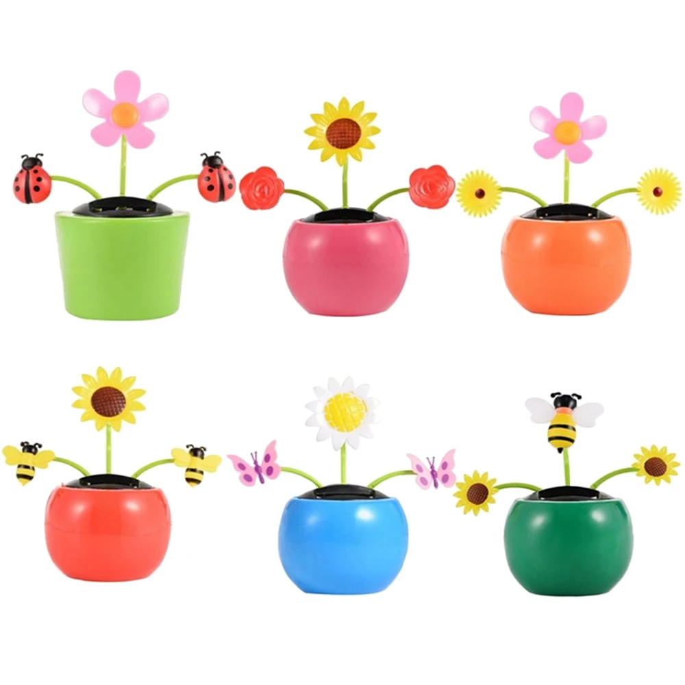 Solar-Powered Dancing Figure,Car Dashboard And Home Desk Decor With Swinging Motion,Solar Dancing Flower Toy For Windowsill, Office And Gifts (Solar Decor Kit), Solar - Canada