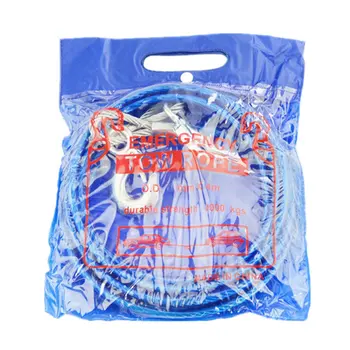 

Towing Rope Strap Cable With U Hooks Shackle High Strength Nylon With Reflective Light For Car Truck Trailer SUV