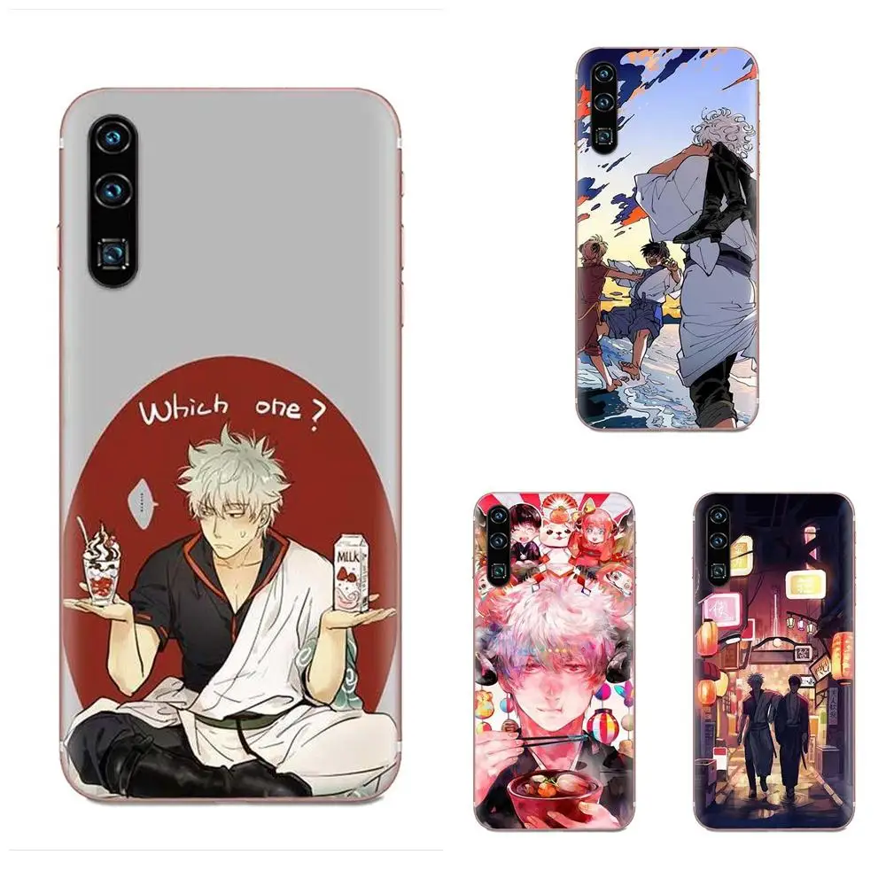 Прекрасная пластиковая аниме Gintama для Galaxy Grand A3 A5 A7 A8 A9 A9S On5 On7 Plus Pro Star 2015 2016 2017 2018 |