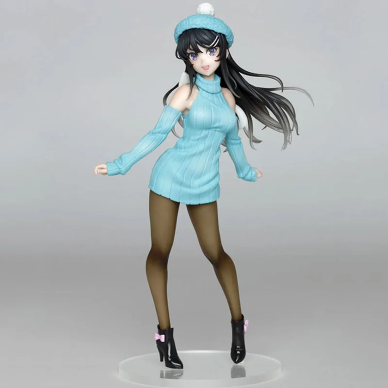 Cuteanime 100% Original Taito Sakurajima Mai Winter Clothes Figure Anime  Girl Figure - Action Figures - AliExpress
