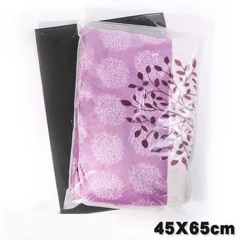 

45x65cm Big Size Fabric Non-Woven Storage Bags with Clear One Side Wholesale Drawstring Packaging Bags Pouches for Travel Clothe