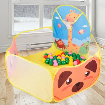 

Foldable Children's Toys Tent For Ocean Balls Baby Play Ball Pool With Basket Outdoor Game Playhouse for Kids Children