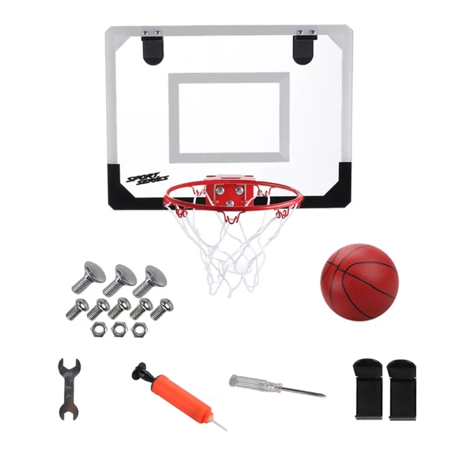 KIT JOGO DE BASQUETE MINI BASKET COM TABELA CESTA E BOLA