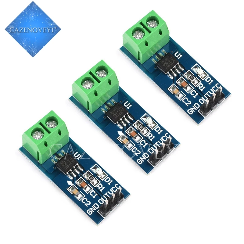 Модуль датчика тока зала ACS712 1 шт./лот для Arduino 5A 20A 30A | Электронные компоненты и