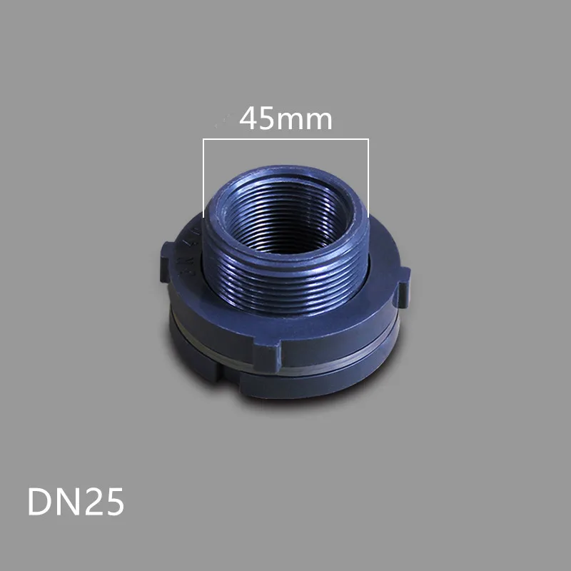 

1PCS of Thicken Polypropylene Plastic fittings for Water tank valve,pipe connector DN15/DN20/DN25/DN32