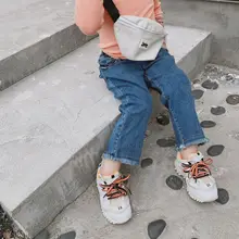 Осень, стиль, эластичные джинсы для девочек, для мужчин и женщин, джинсы с кисточками