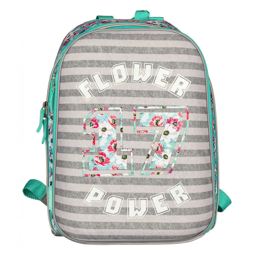 Ранец для девочки Seventeen Flowers Power, 38х28х10 см