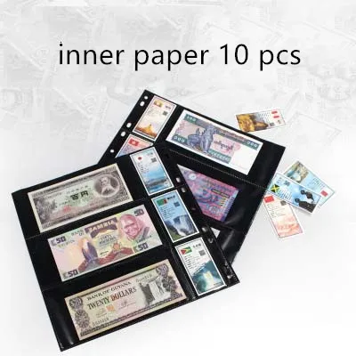 All Over The World Banknotes Collection Album Binder PCCB Paper Book Label-type Collection Loose-leaf World Countries Labels