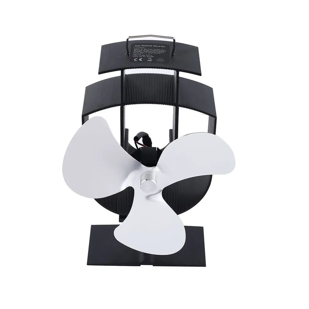 

Yl-401 Creative Portable Fireplace Thermal Power Blower Three Leaf Stove Fan Blower For Oven Wood Stove