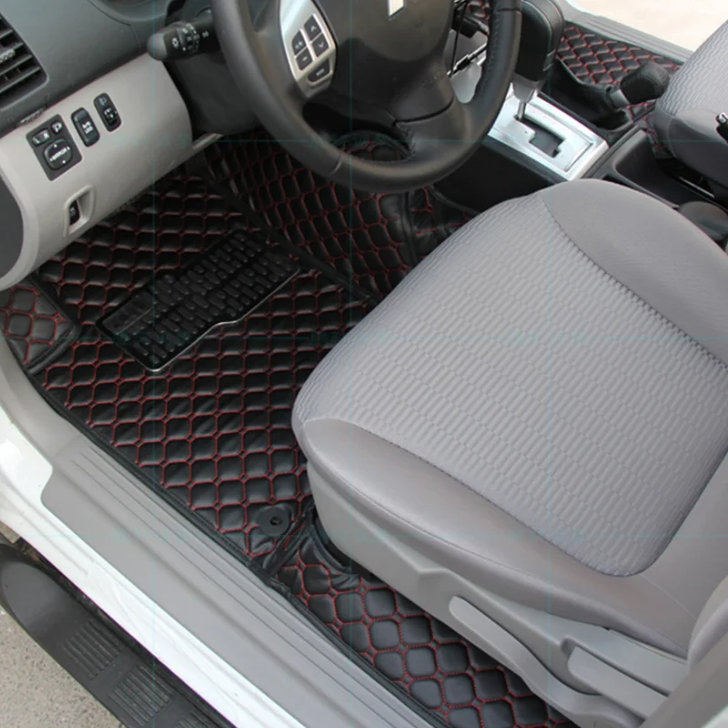 Кожаные Коврики для салона автомобиля для mitsubishi Montero Challenger pajero sport 2008 2009 2010 2011 2012 2013