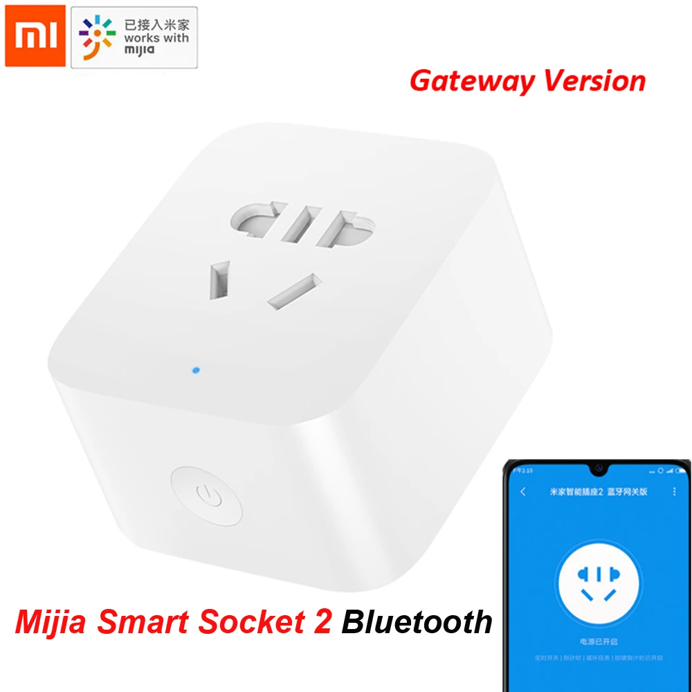 Умная розетка Xiaomi Mijia 2 шлюз с поддержкой Bluetooth беспроводной адаптер