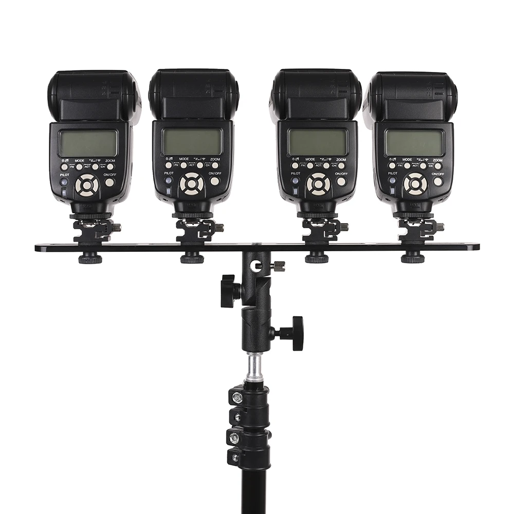 flash bracket 4 hot shoe stand