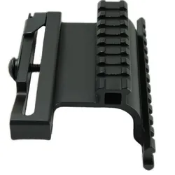 Suporte lateral tático da liga de alumínio 20mm do trilho de guia da montagem do trilho mlok ak guia lateral de 45 graus suporte da remoção rápida