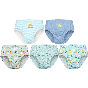 

5pcs/box Animal Boys Underwear Panties Cotton Cartoon Dinosaur Briefs Stretchy Kids Clothes 1 2 3 4 5 6 7 8 Year Old OBU203116