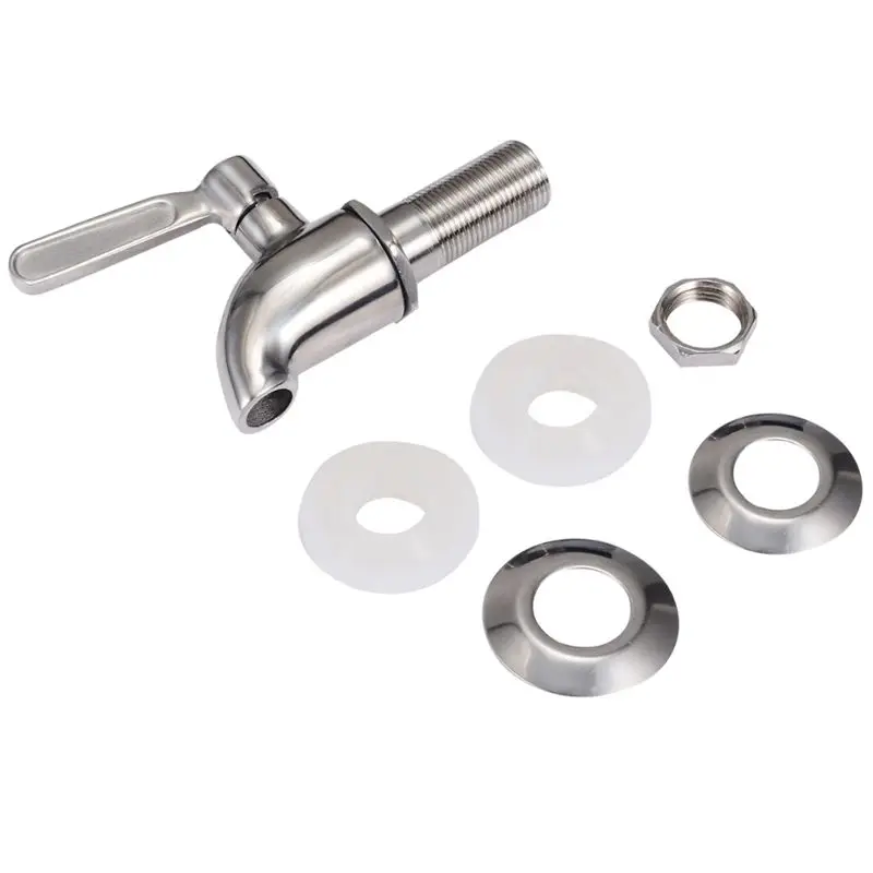 TOP!-Stainless Steel Faucet Tap Draft Beer Faucet For Home Brew Fermenter Wine Draft Beer Juice Dispenser Drink Fridge Kegs