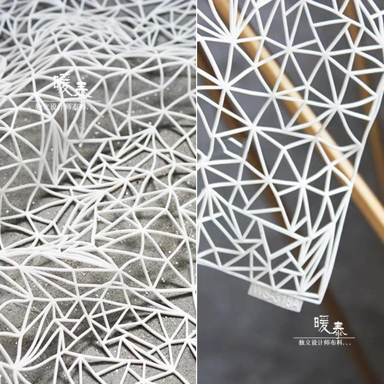 

Leather fabric 3D space Three dimensional design garment design creative fabric DIY