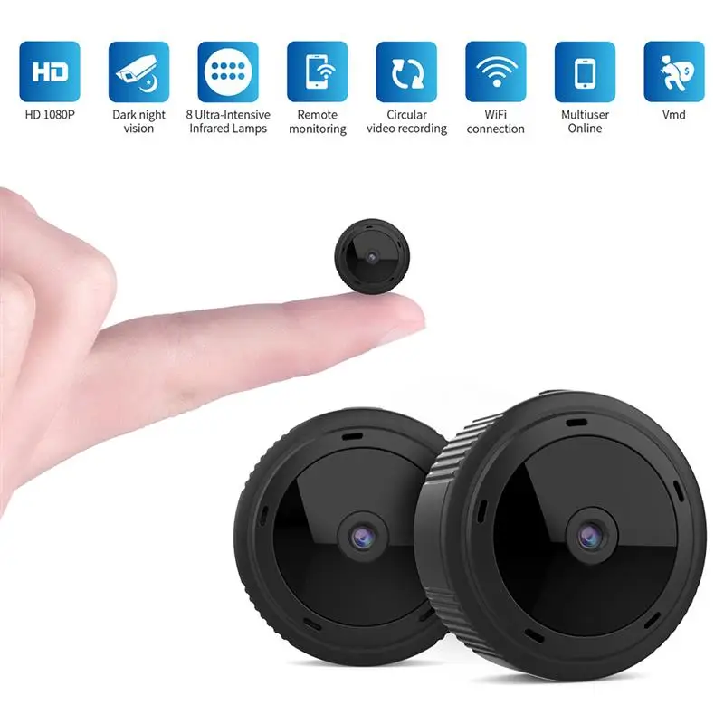 

W10 Indoor Home Security Camera System 1080P Remote Control WiFi Surveillance Camera with Infrared Night Vision Motion Detection