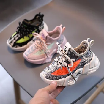 

2020 Spring Baby Shoes Boy Girl Breathable Knitting Mesh Toddler Shoes Fashion Infant Sneakers Soft Comfortable Child Shoes