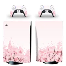 

Sakura PS5 Standard Disc Edition Skin Sticker Decal Cover for PlayStation 5 Console & Controller PS5 Skin Sticker Vinyl