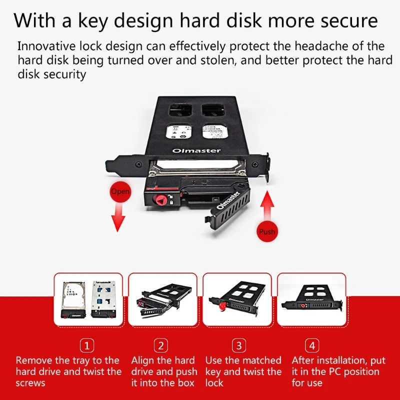 Optimize storage with Olmaster MR-9100 2.5 Inch HDD/SSD Adapter Bracket for PCI Case. Upgrade your system for seamless performance and enhanced storage solutions. Description Image.This Product Can Be Found With The Tag Names Computer Cables Connecting, Computer Peripherals, Hdd hard disk box, PC Hardware Cables Adapters