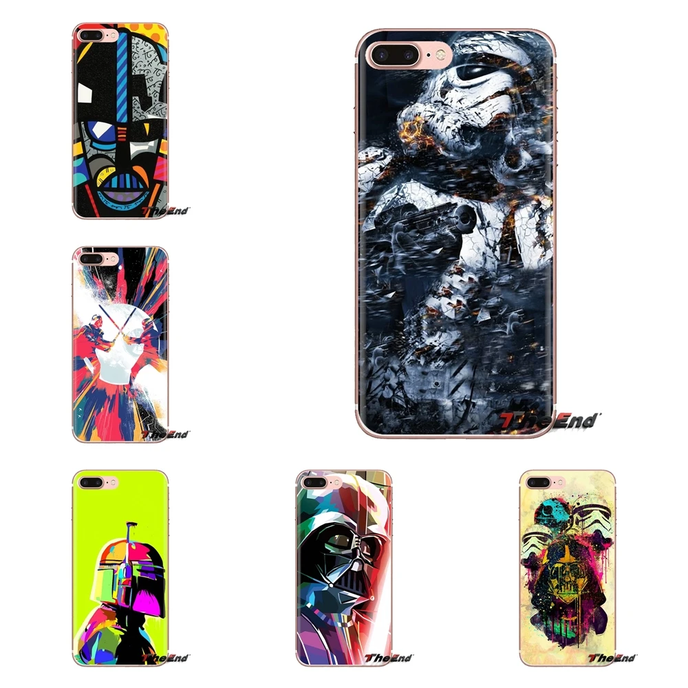 For Samsung Galaxy S2 S3 S4 S5 MINI S6 S7 edge S8 S9 Plus Note 2 3 4 5 8 Coque Fundas DARTH VADER STAR WARS red Soft Shell Cases |