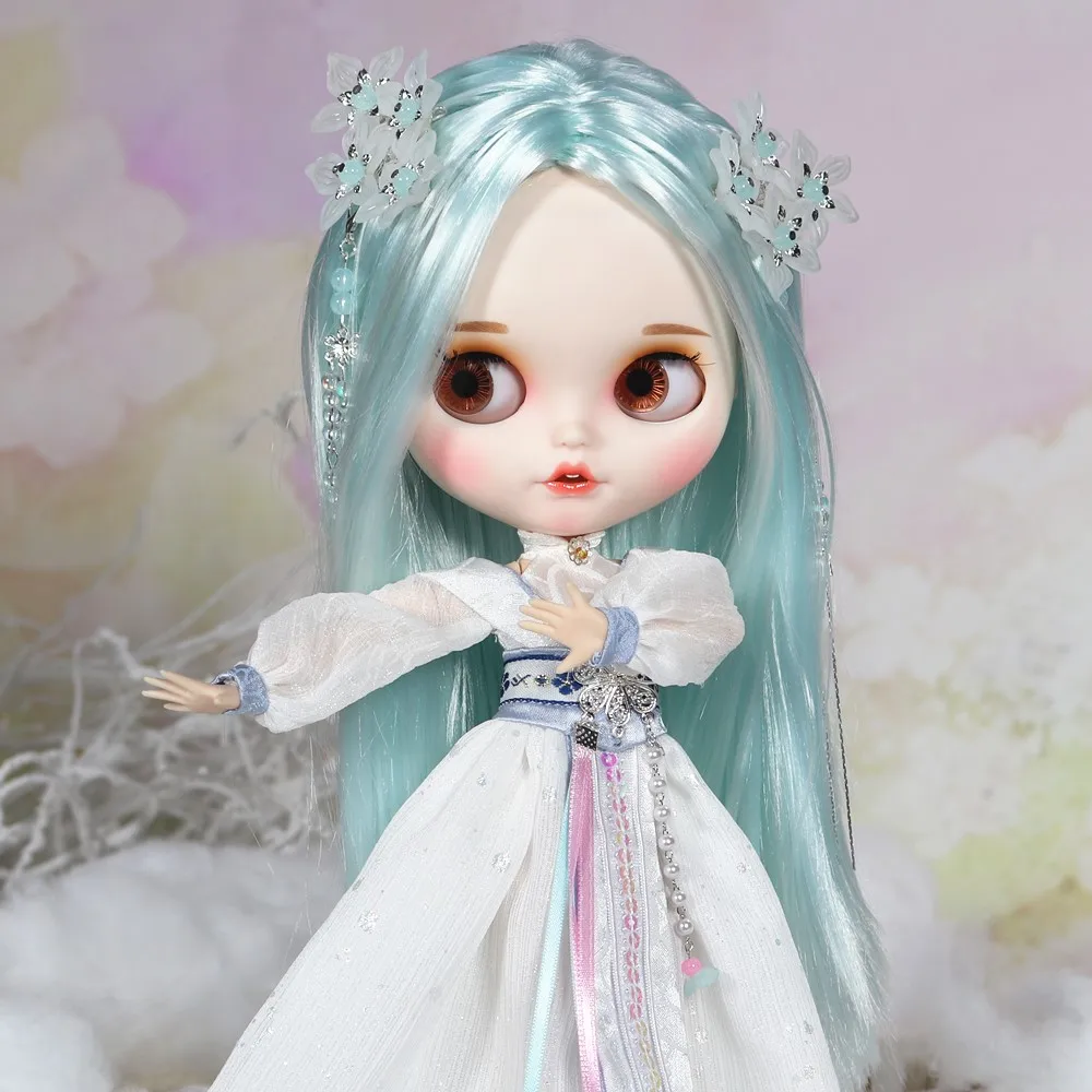 ICY Blyth кукла с нарядами Smilling ртом резные губы матовое лицо сустава тела 1/6 bjd, licca, pullip