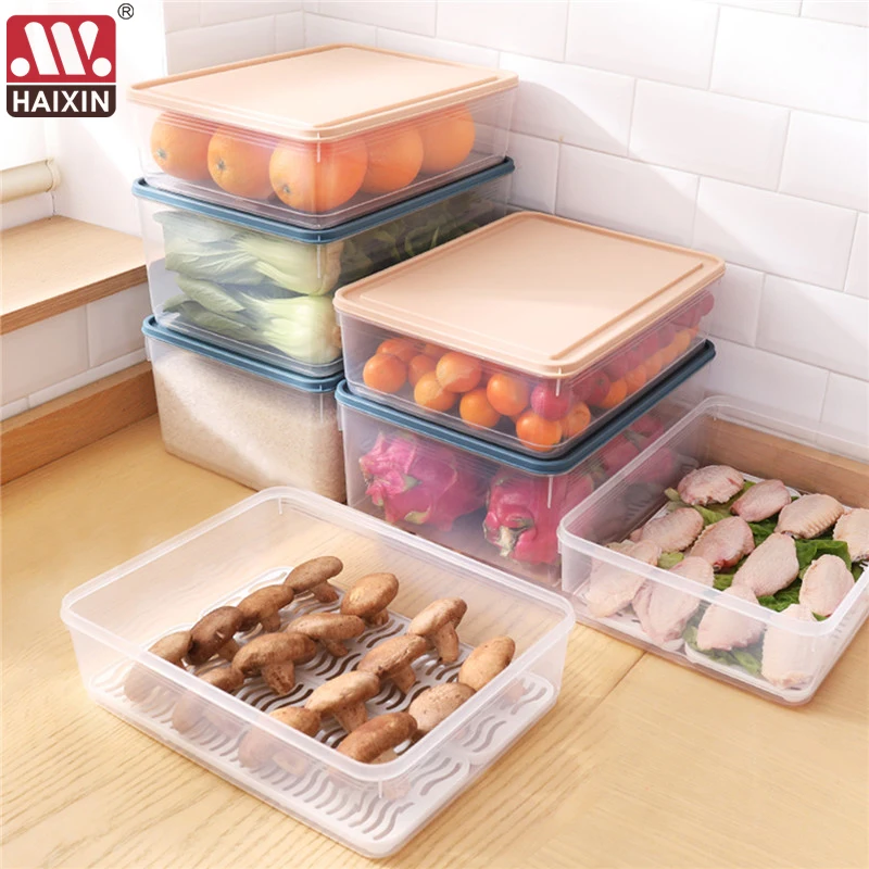 Refrigerator Food Storage Containers With Drainer Kitchen