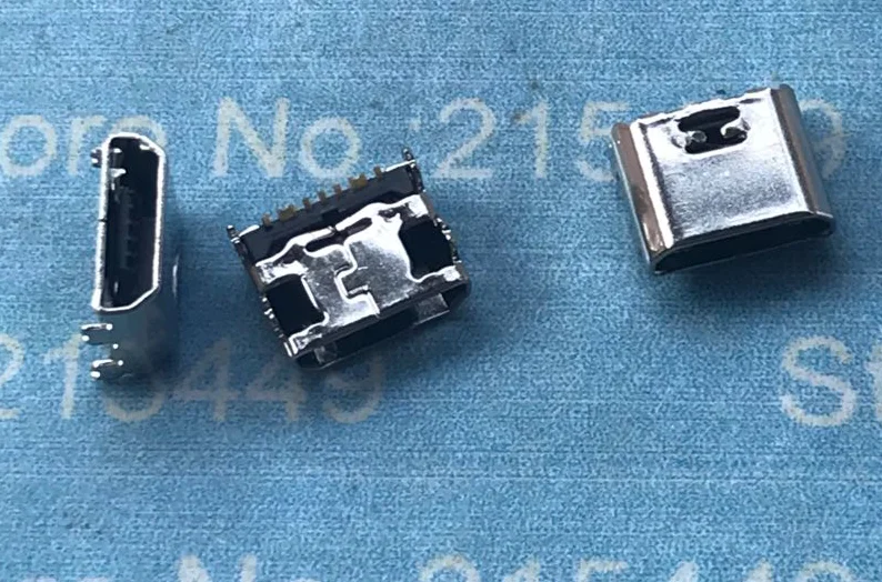 50 шт./лот для samsung i9060 i9062 i9068 i9152 i9150 i9158 зарядное устройство micro usb разъем 7P