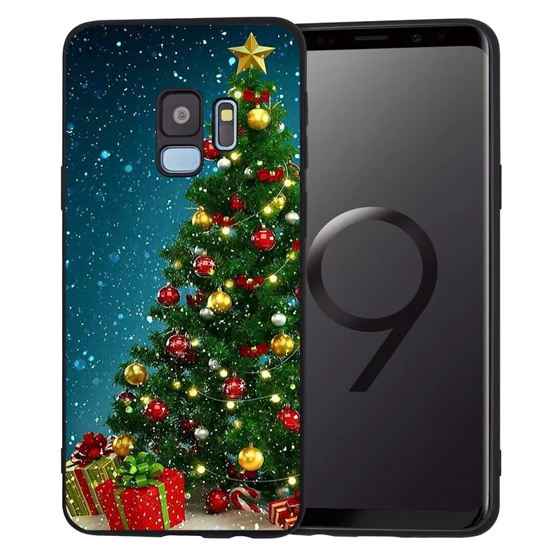 Счастливого Рождества для Samsung Galaxy S6 S7 край S8 S9 S10 Plus Note 8, 9, 10, A30 A40 A50 A60 A70 M10 M20 чехол для телефона etui