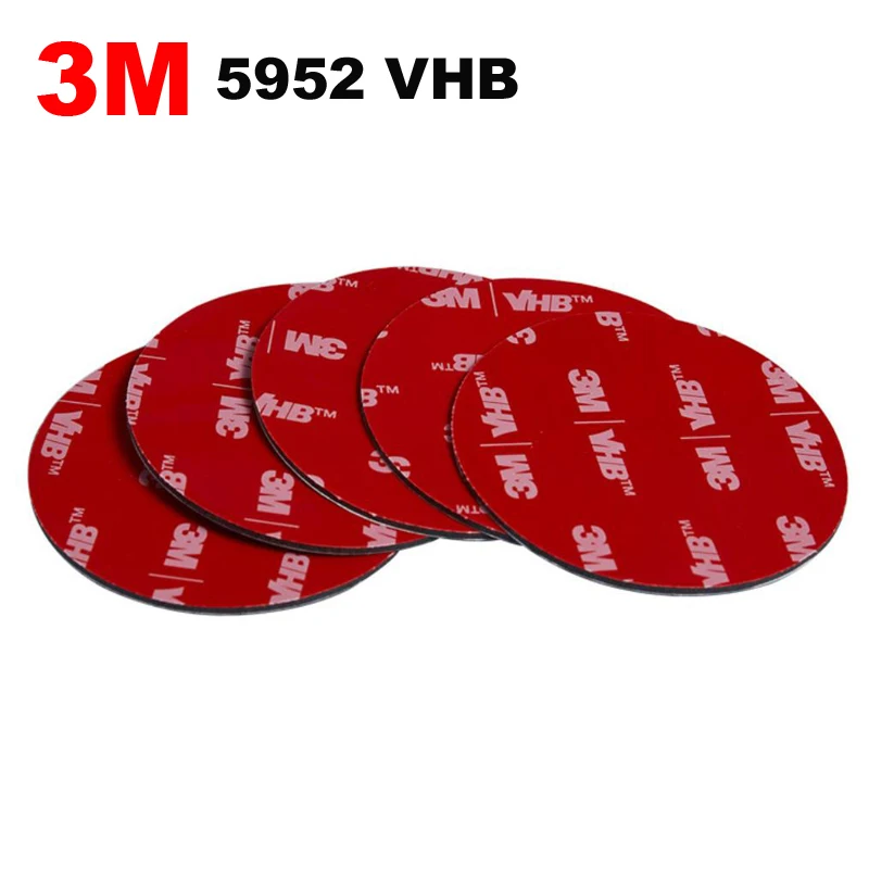 Doppelseitige 3M Self Adhesive Sticker Sticky Pad Halterungen Pads für Dash  Cam Kamera 3M 5952 Doppel seitige Aufkleber schwarz farbe - AliExpress