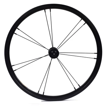 

silverock bike front Wheel 16 x1 3/8" 349 kinlinnbr rim for Brompton 3sixty Ultralight Folding Bike 14H wheels 340g