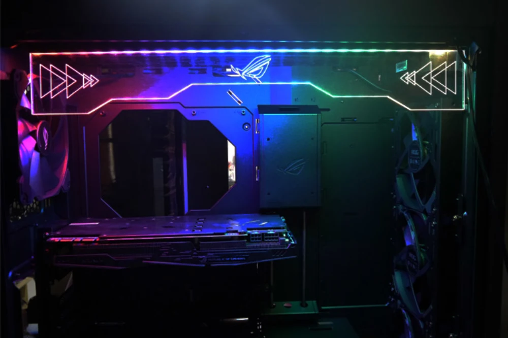 Painel Transparente Top RGB para ROG Strix