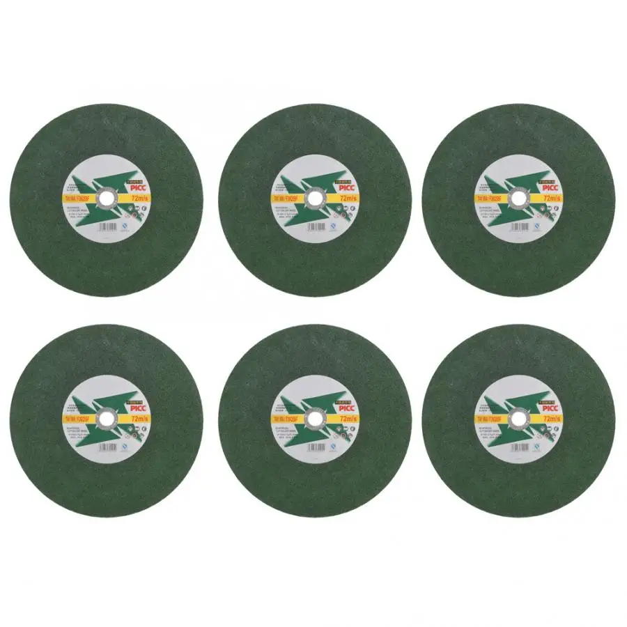 

Grinding Wheel 6 Pcs Ultra Thin Green Grinding Wheel Resin Sanding Grinding Disc for Stainless Steel Iron Abrasives Tools